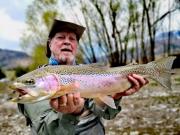Tom and rainbow trout Sava